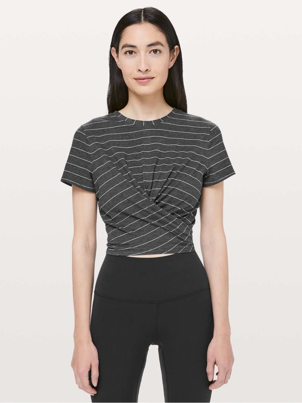 Lululemon Time To Restore Short Sleeve Prima Cotton Top Size 4